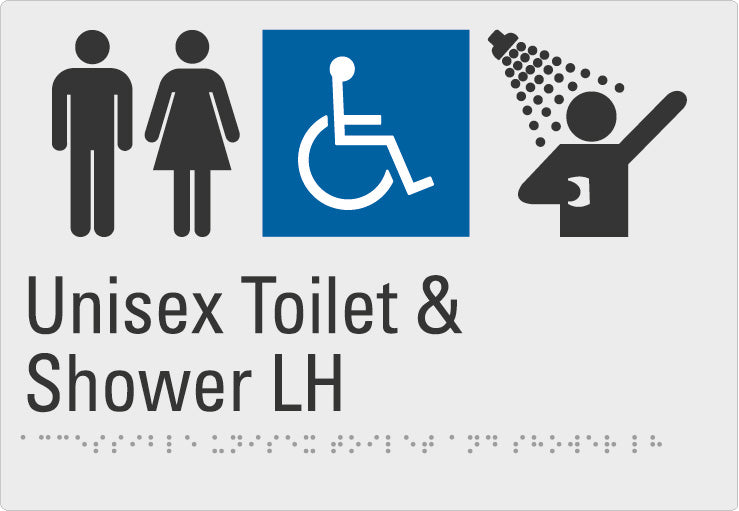 Unisex Accessible Toilet & Shower LH