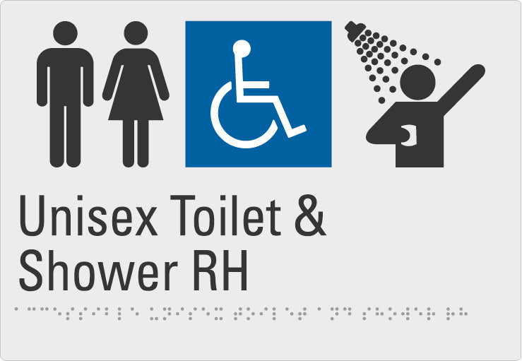 Unisex Accessible Toilet & Shower RH